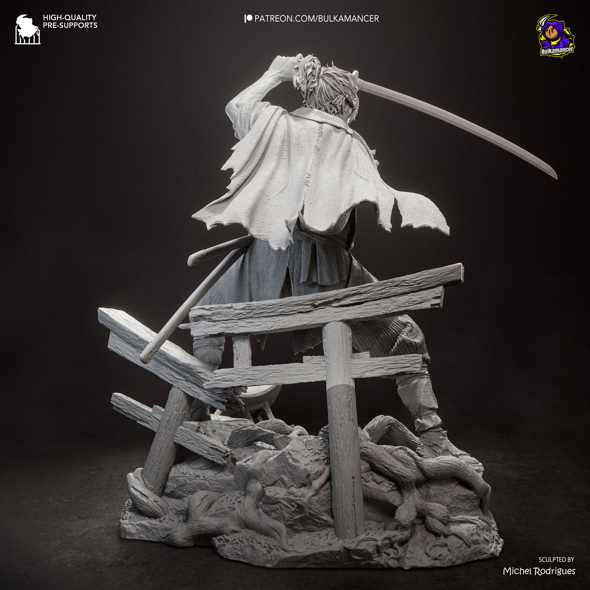 Bulkamancer Sculps Miyamoto Musashi - Onimusha