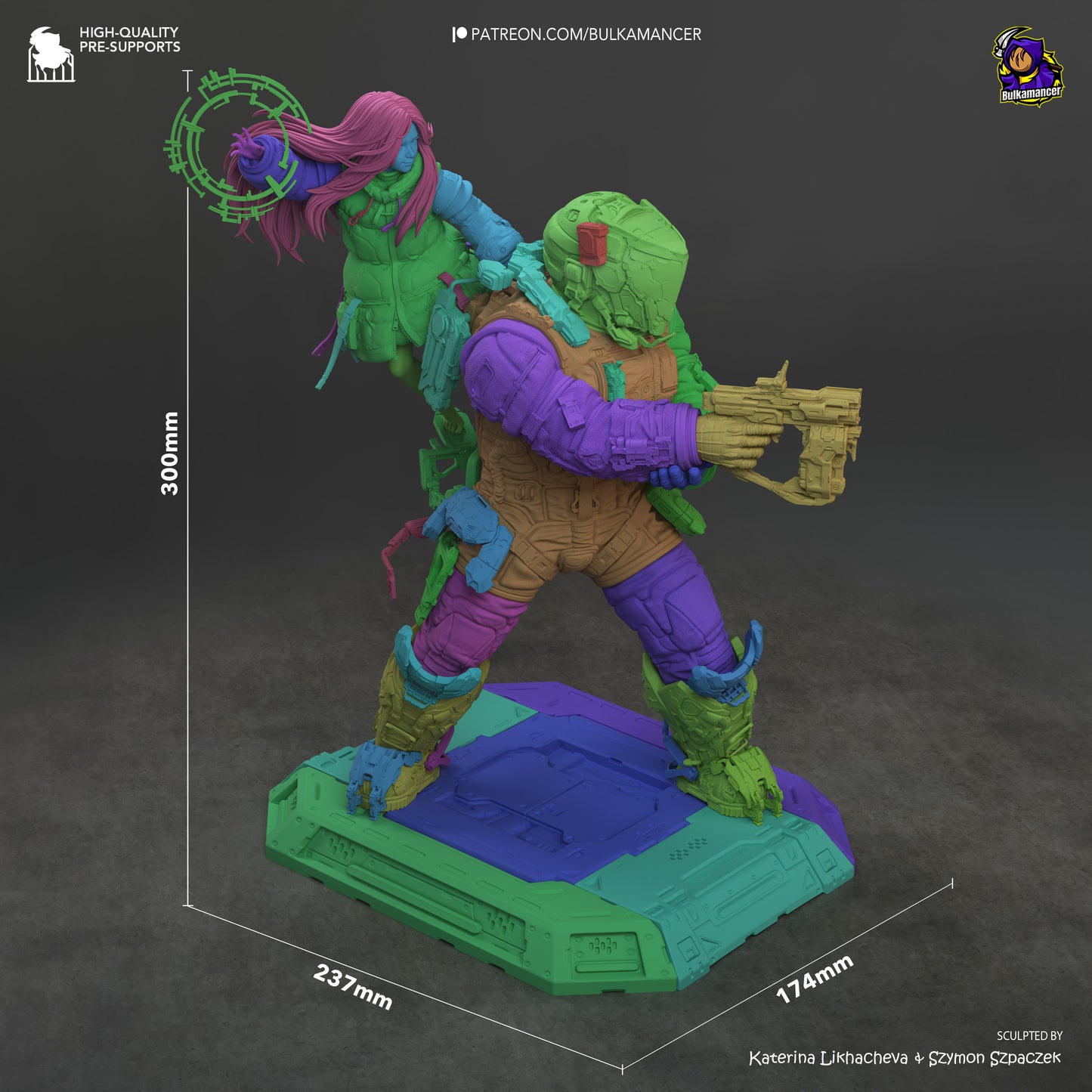 Bulkamancer Sculps Diana & Hugh - Pragmata