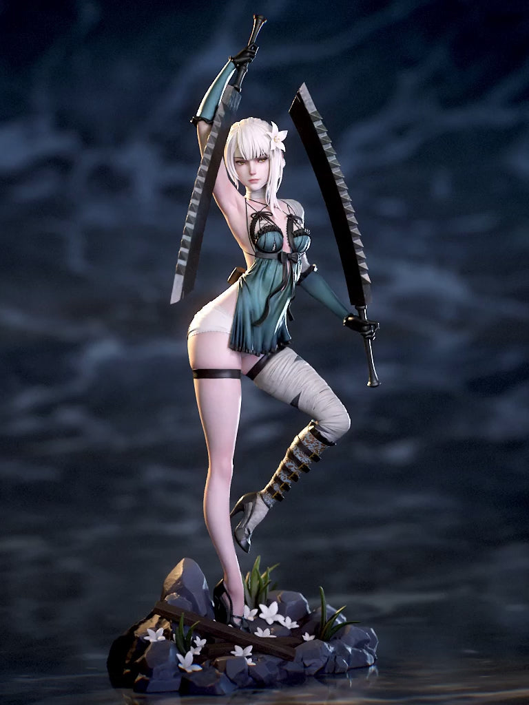 Kaine (Kuru Figures) - Nier Replicant – Black Tails Workshop