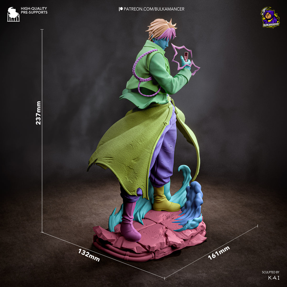 Bulkamancer Sculps Roy Mustang (singed) - Fullmetal Alchemist