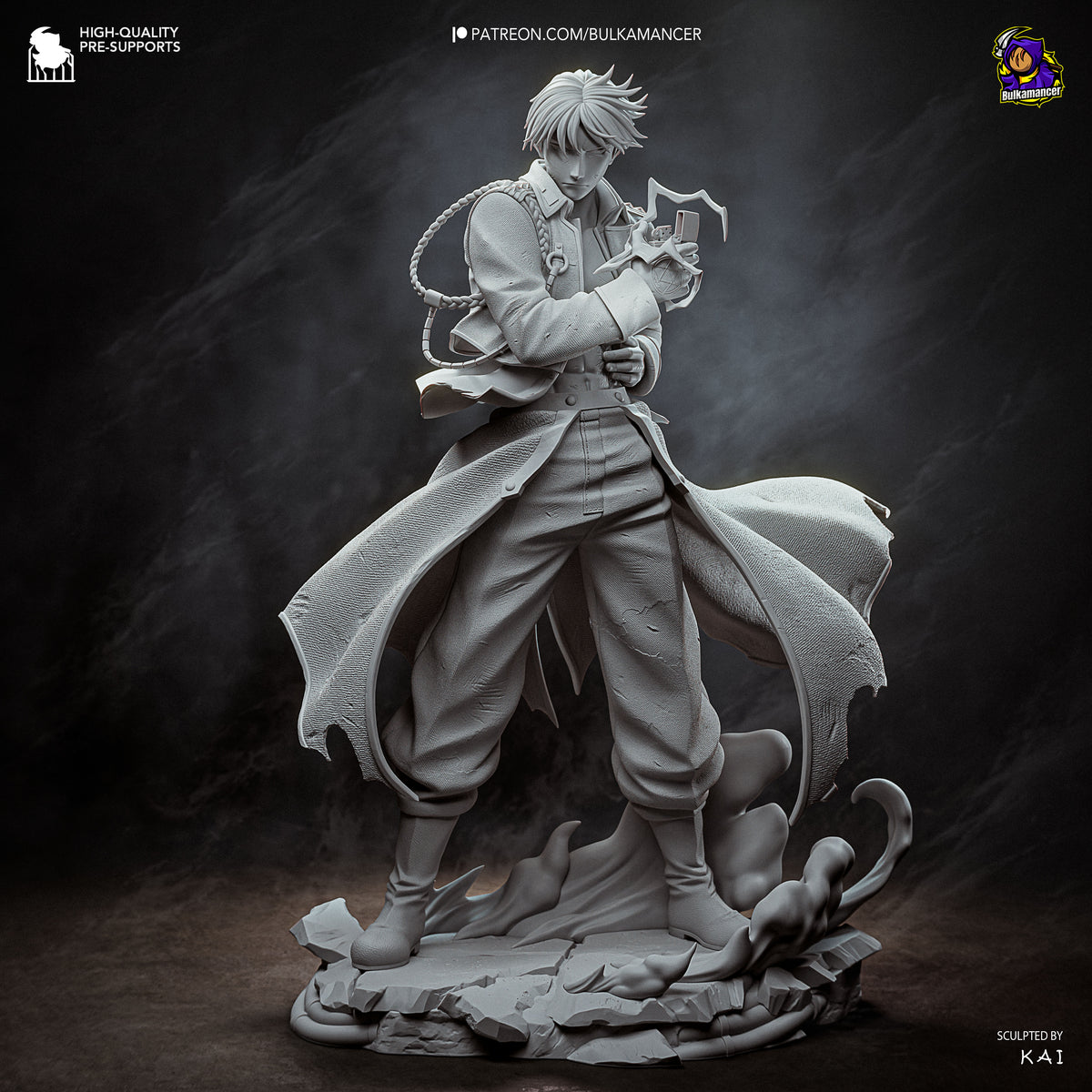 Bulkamancer Sculps Roy Mustang (singed) - Fullmetal Alchemist