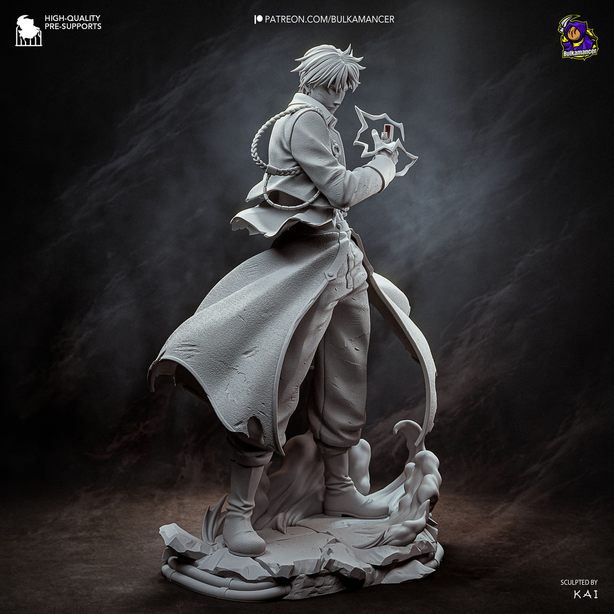 Bulkamancer Sculps Roy Mustang (singed) - Fullmetal Alchemist