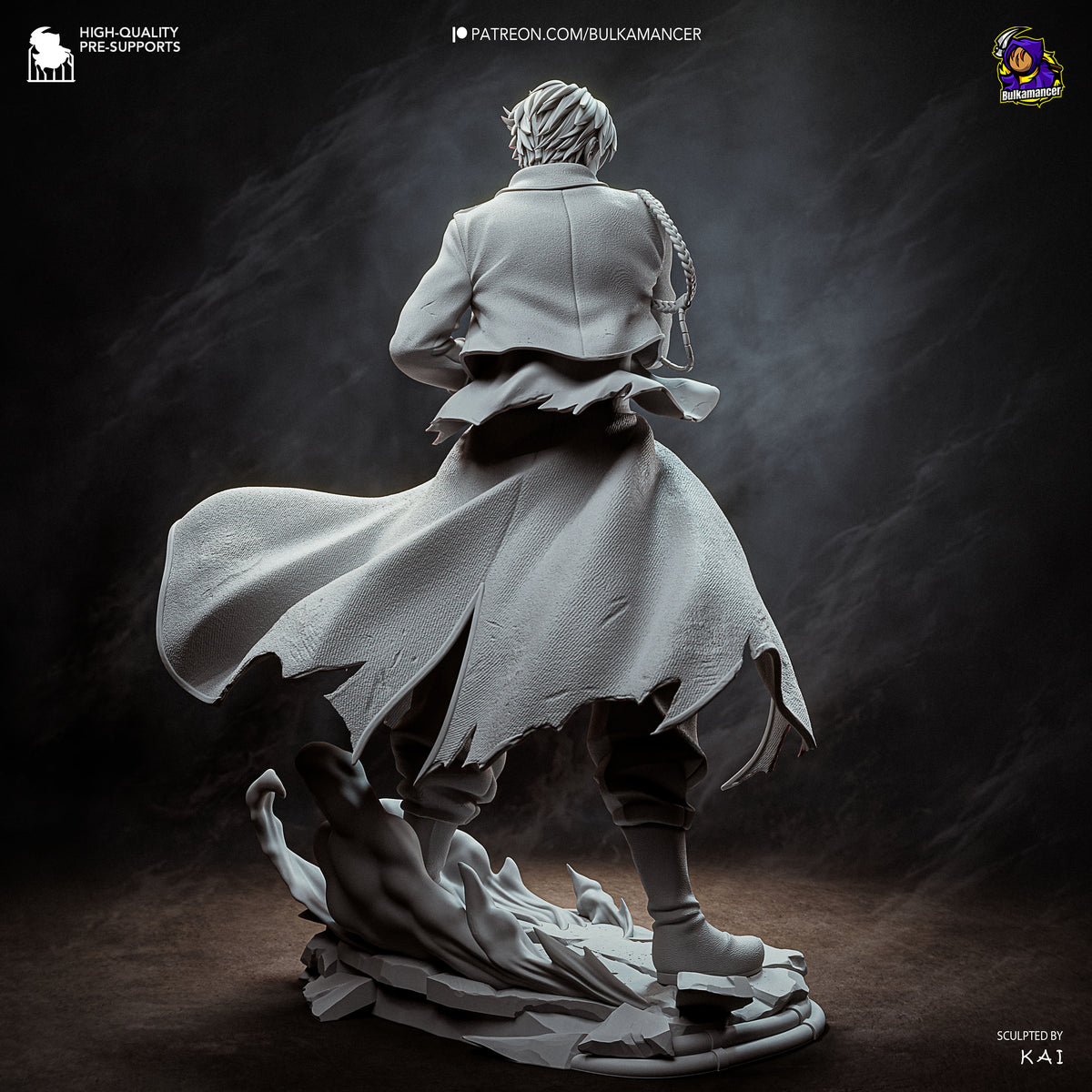 Bulkamancer Sculps Roy Mustang (singed) - Fullmetal Alchemist