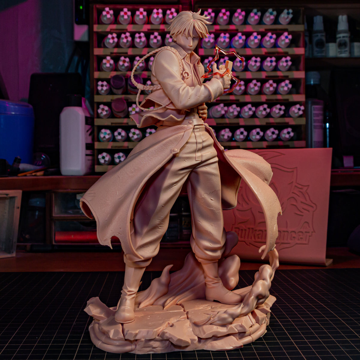 Bulkamancer Sculps Roy Mustang (singed) - Fullmetal Alchemist