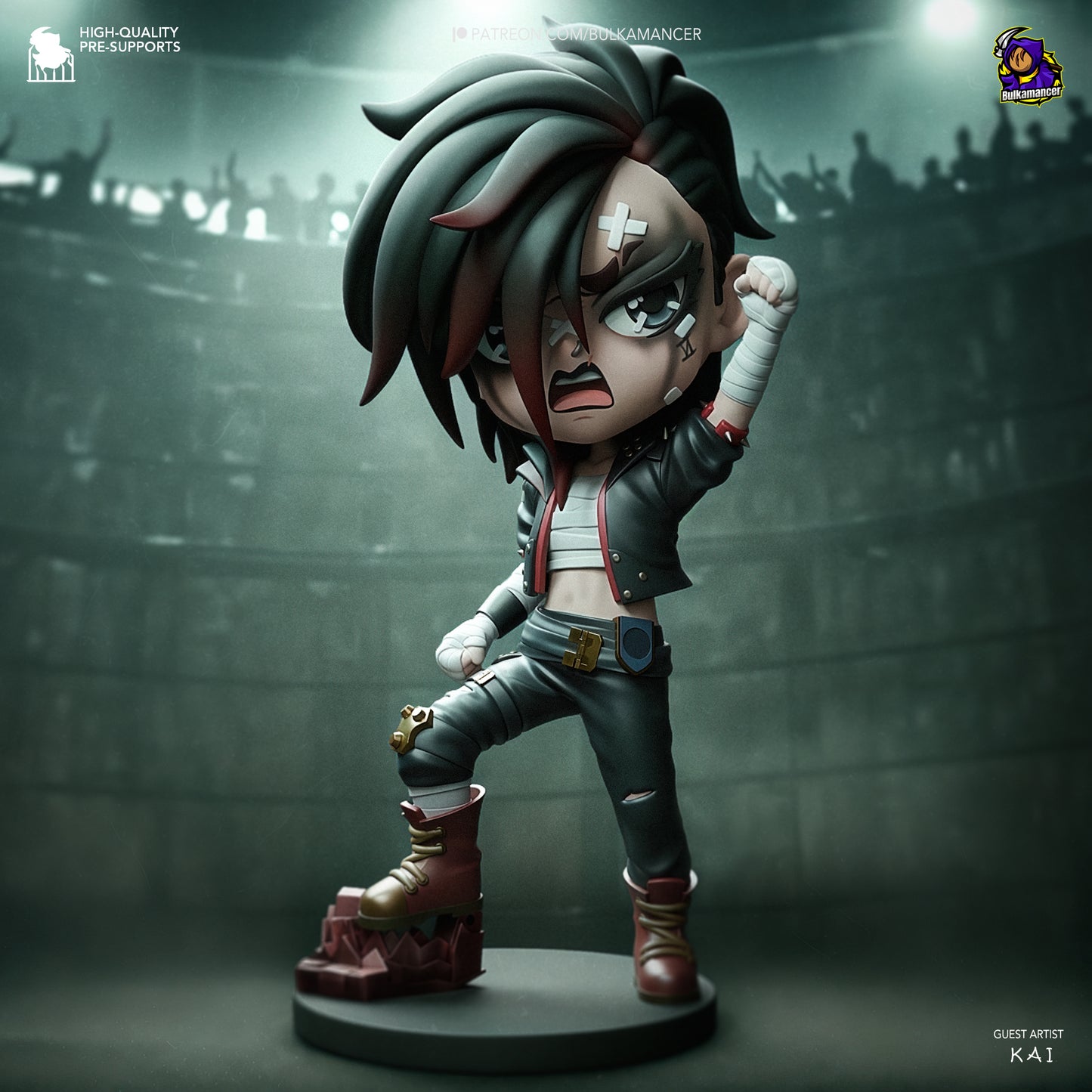 Bulkamancer Sculpts Arcane Chibi set - Arcane League of Legends