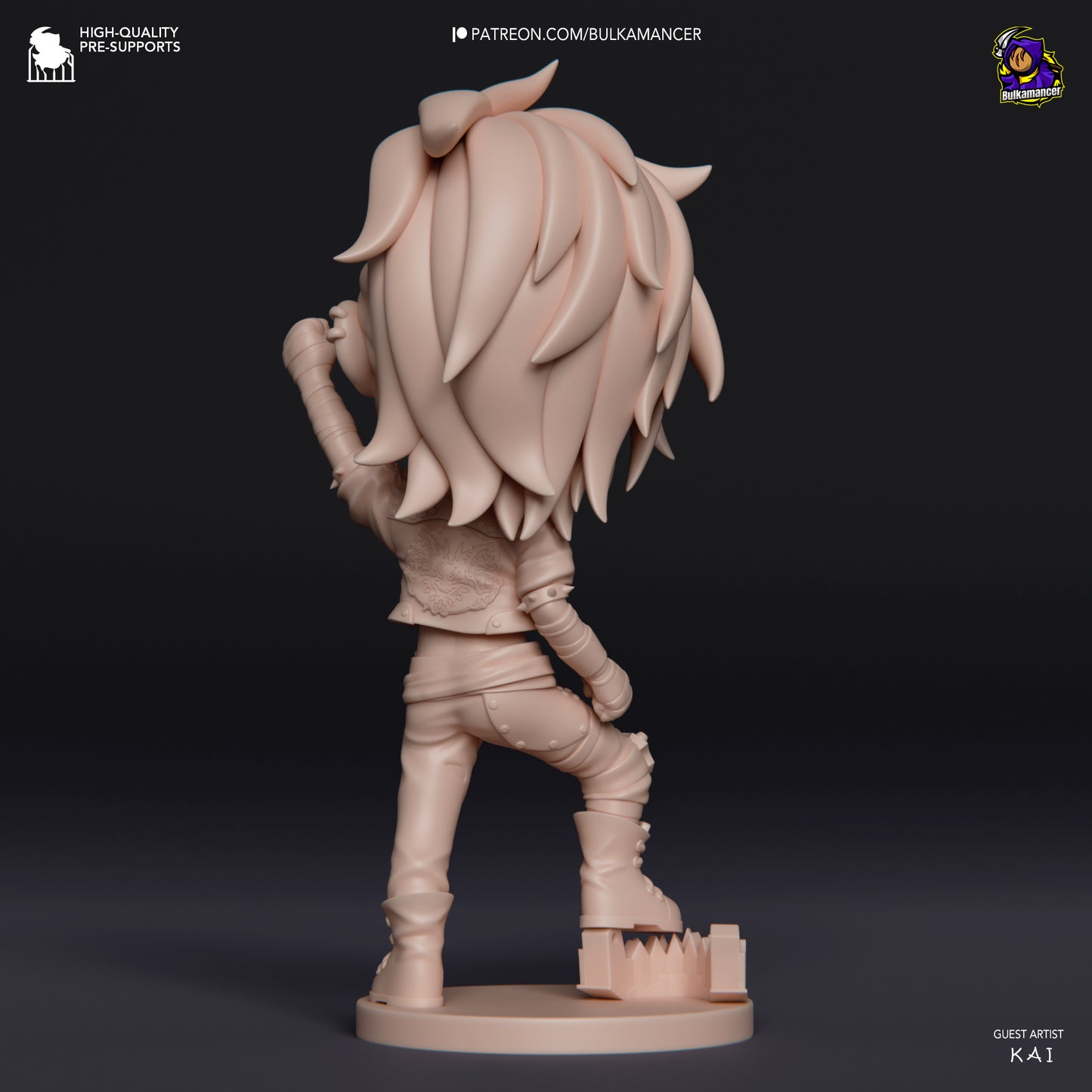 Bulkamancer Sculpts Arcane Chibi set - Arcane League of Legends