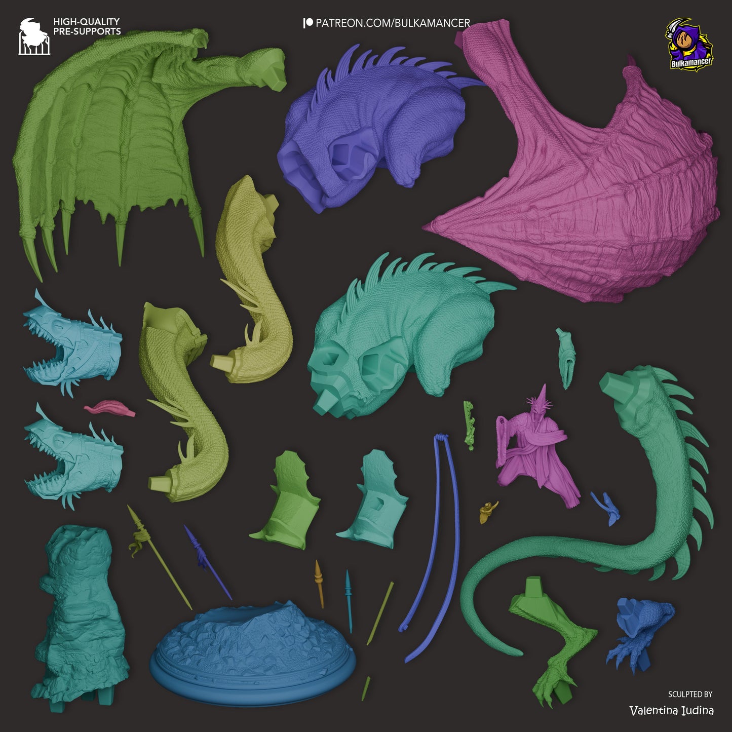 Bulkamancer Sculps Witch-King On Fell Beast