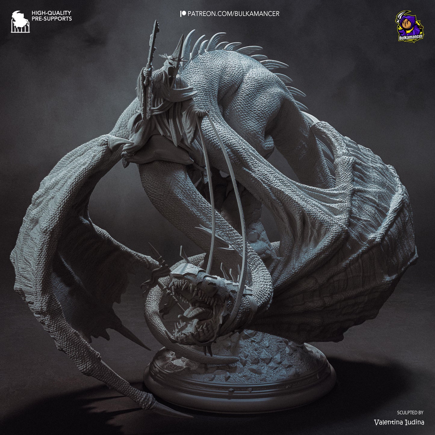 Bulkamancer Sculps Witch-King On Fell Beast