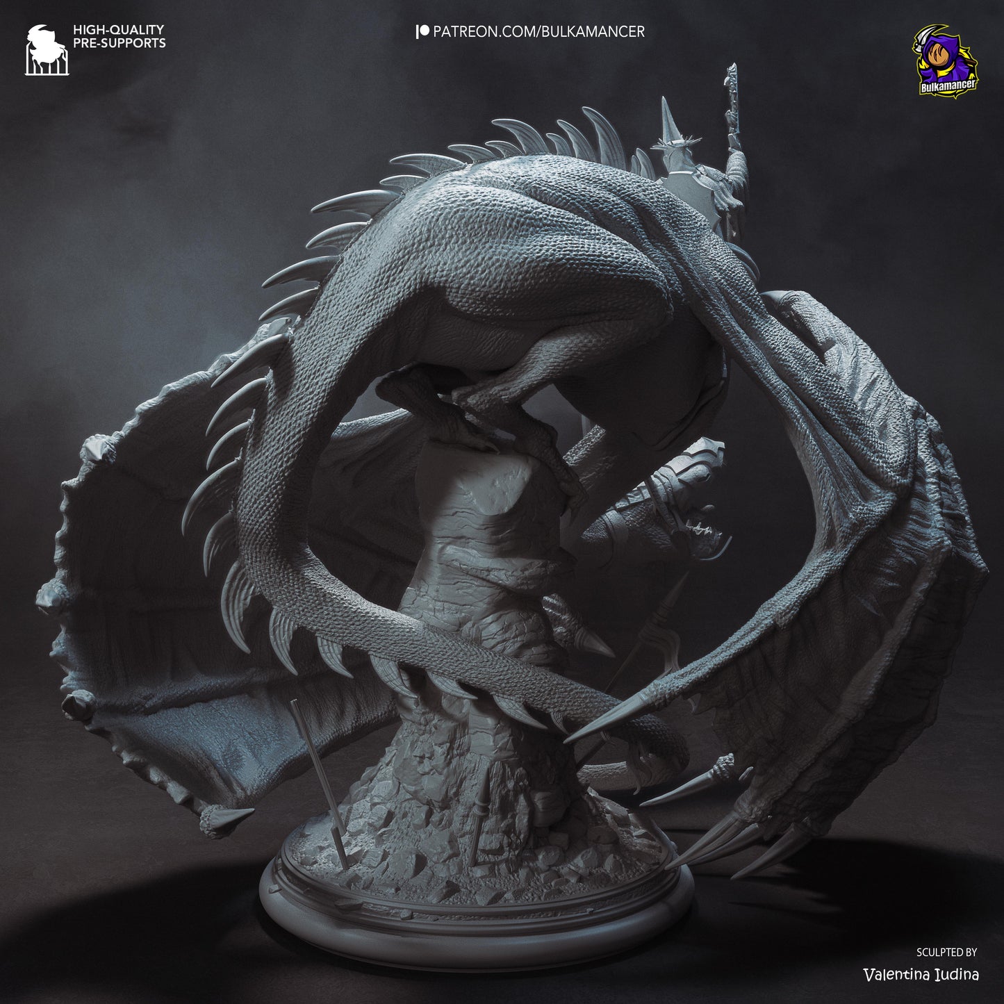 Bulkamancer Sculps Witch-King On Fell Beast