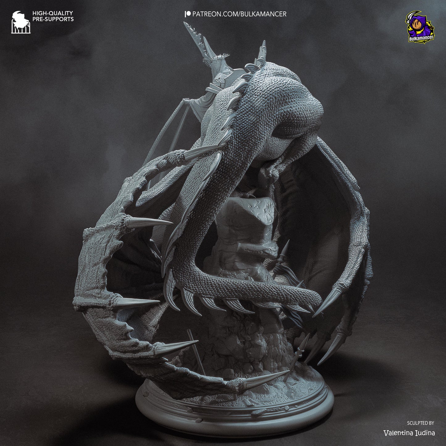 Bulkamancer Sculps Witch-King On Fell Beast